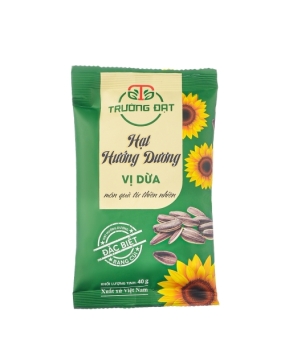 Hạt Hướng Dương Trường Đạt Vị Dừa_40gr( 1 Lốc 20 gói)