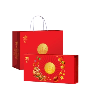 Bánh Trung Thu Kinh Đô Hộp 2 bánh (kèm túi giấy)