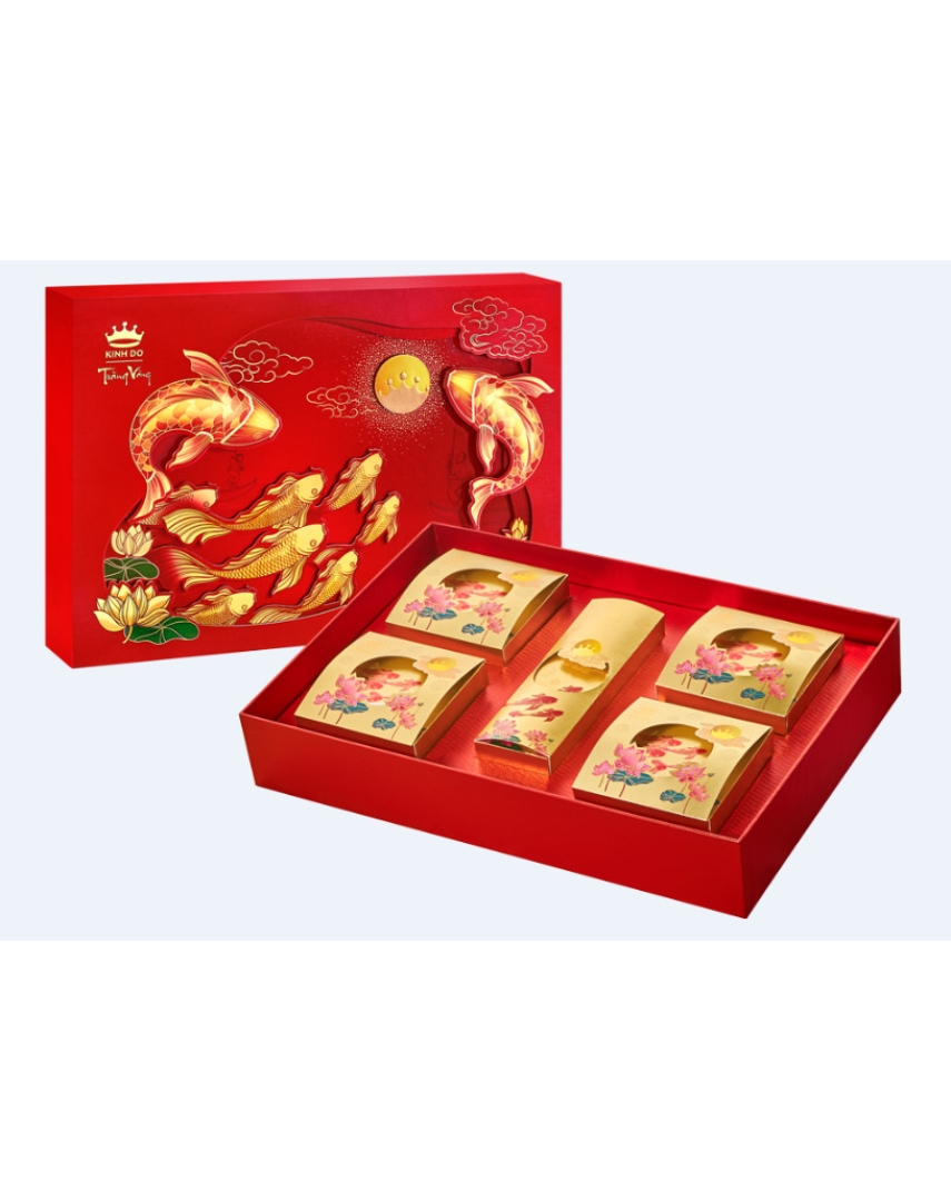 Bánh Trung Thu Kinh  Đô Trăng Vàng Cao Cấp|HKD